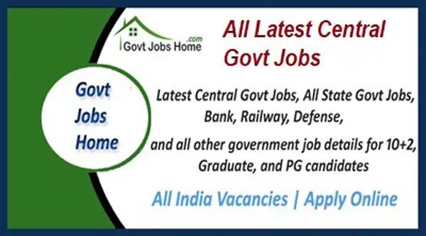 Latest Central Govt Jobs 2024| All India Vacancies