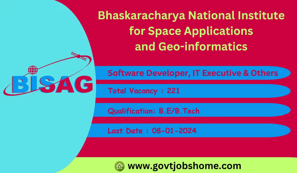 BISAG-N Recruitment: Software Developer & Other – 208 Vacancies