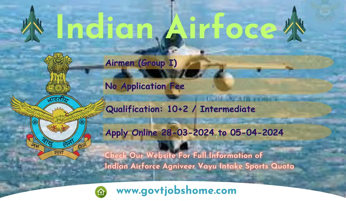 Indian Airforce: Airmen (Group Y) | Online Form